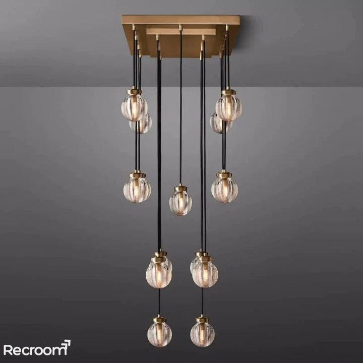 Pearli Rectangular Chandelier 36"