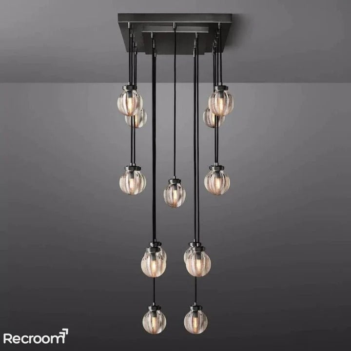 Pearli Rectangular Chandelier 36"