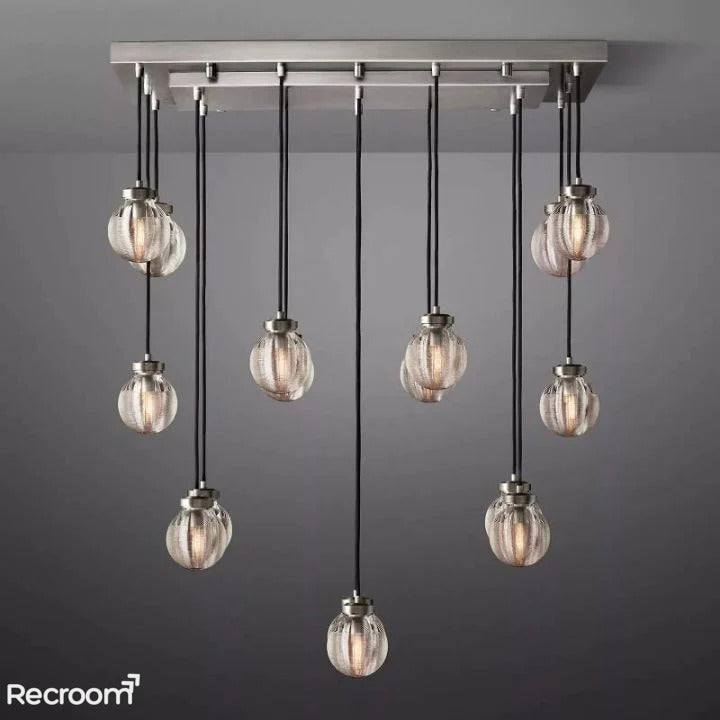 Pearli Rectangular Chandelier 36"