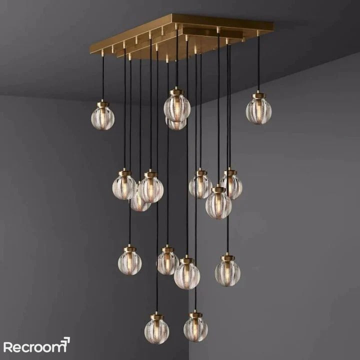 Pearli Rectangular Chandelier 36"