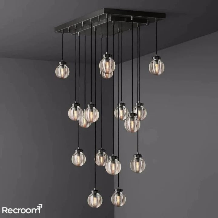 Pearli Rectangular Chandelier 36"