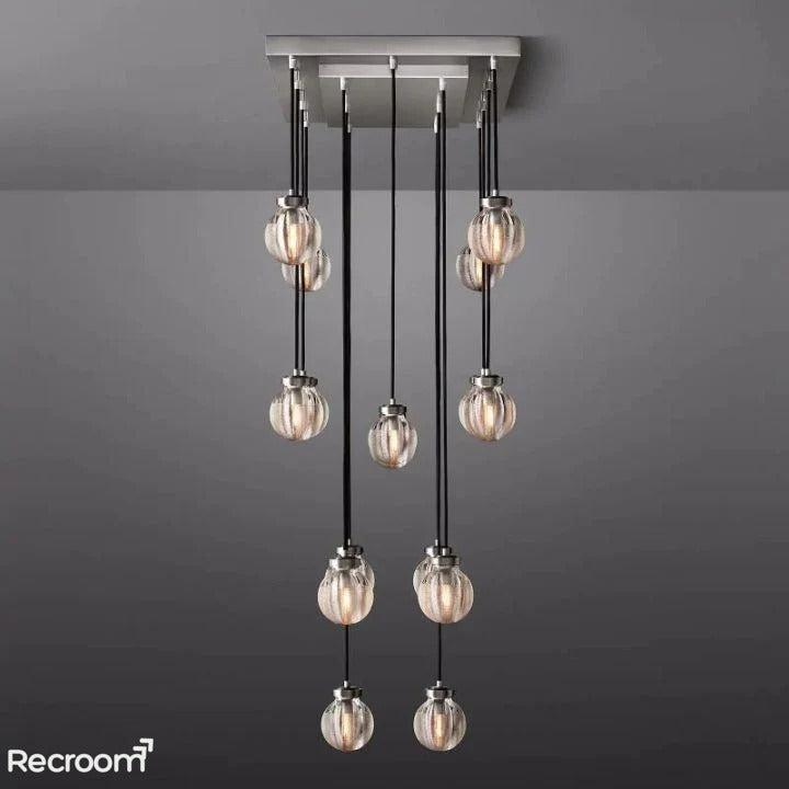 Pearli Rectangular Chandelier 36"