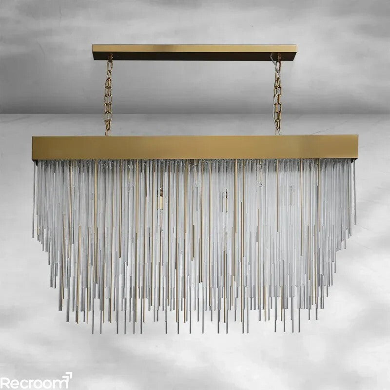 Casa Rectangular Chandelier 54"