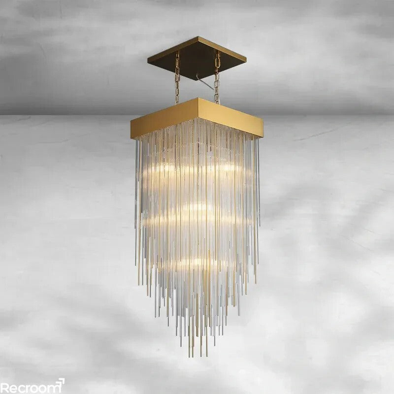Casa Square Chandelier 21" 30"