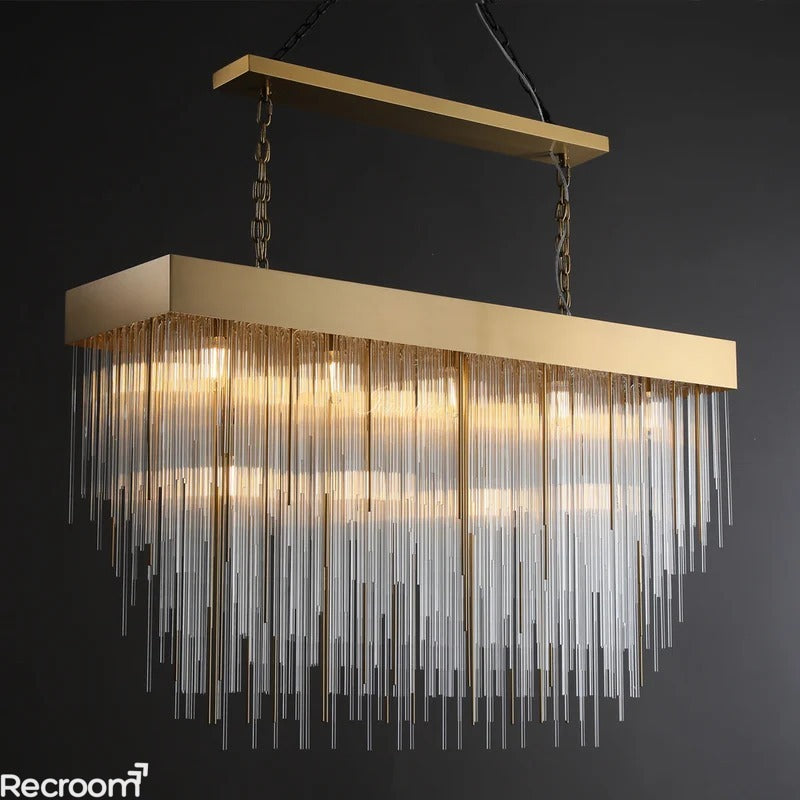 Casa Rectangular Chandelier 54"