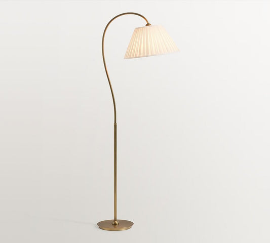 Baylor Pleated Shade Task Floor Lamp 64"