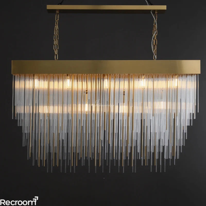 Casa Rectangular Chandelier 54"