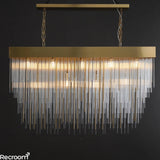 Casa Rectangular Chandelier 54"