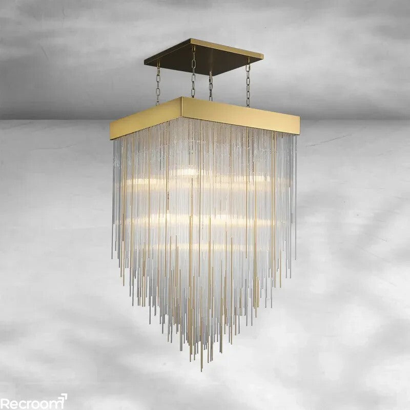 Casa Square Chandelier 21" 30"