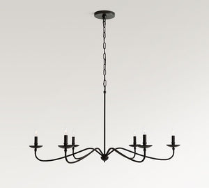 Lucca Iron Chandelier (38"-50")