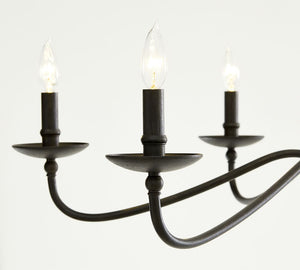 Lucca Iron Chandelier (38"-50")