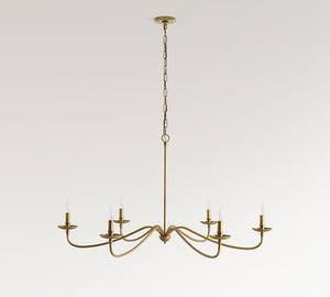 Lucca Iron Chandelier (38"-50")