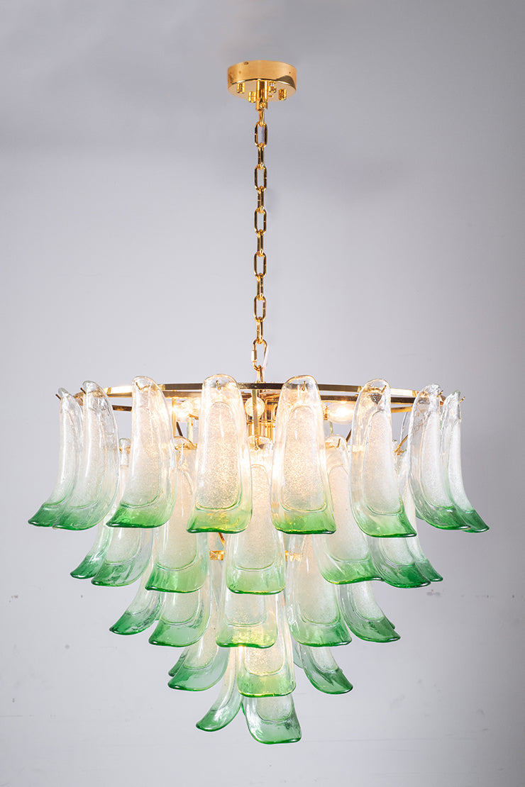 Murano Mid Century  Petal Chandelier