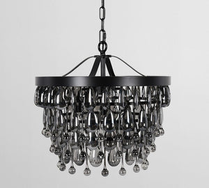 Ordman Crystal Round Chandelier (28")