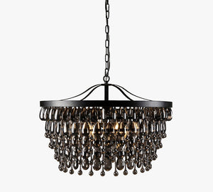 Ordman Crystal Round Chandelier (28")