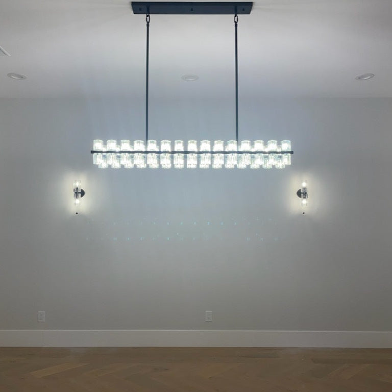 Arcachonest LED Rectangular Chandelier 54"