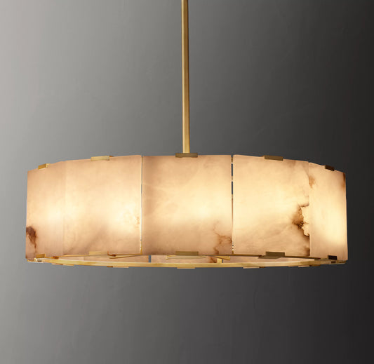 Blaire Alabaster Large Chandelier 32''D