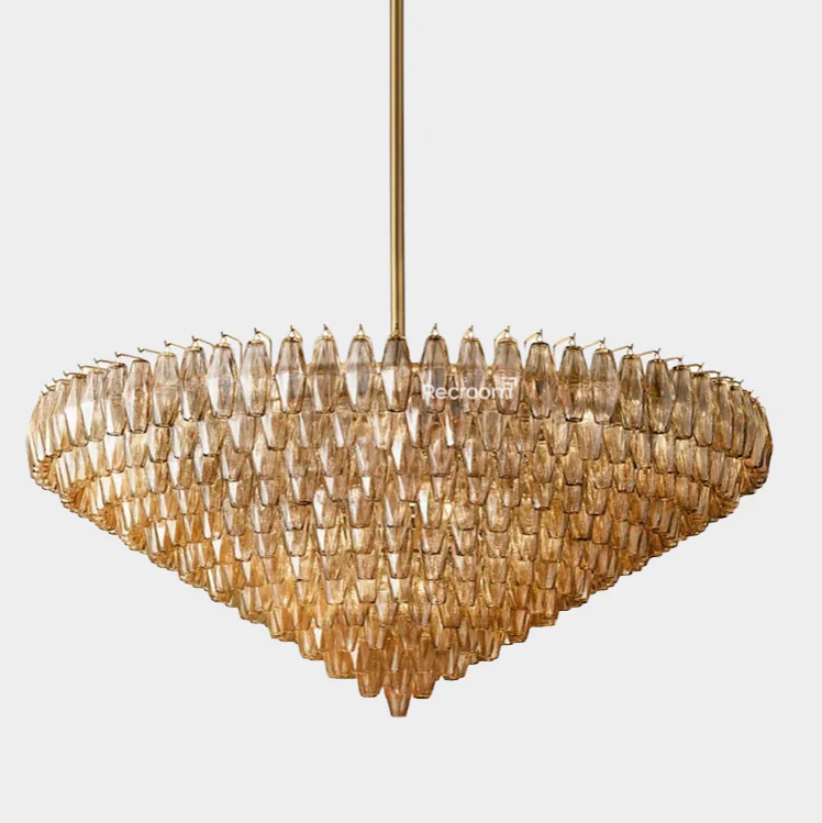 Chia Round Tired Chandelier 62"