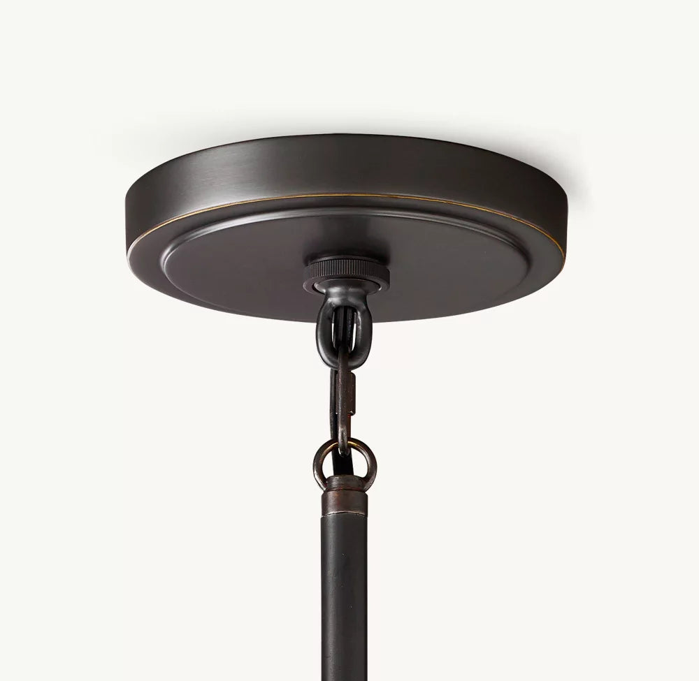 Reed Pleated Barrel Pendant