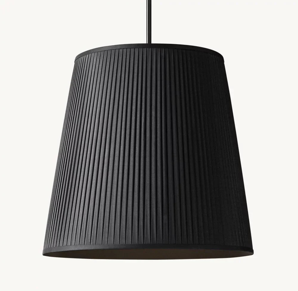 Reed Pleated Barrel Pendant