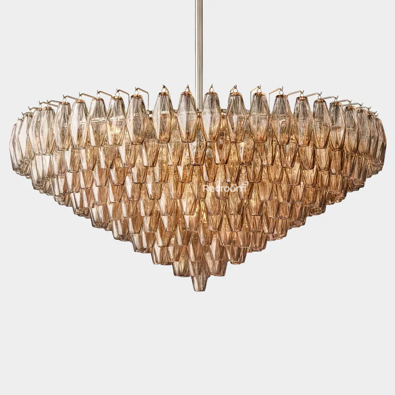 Chia Round Tired Chandelier 62"