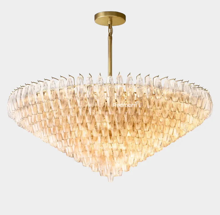 Chia Round Tired Chandelier 62"