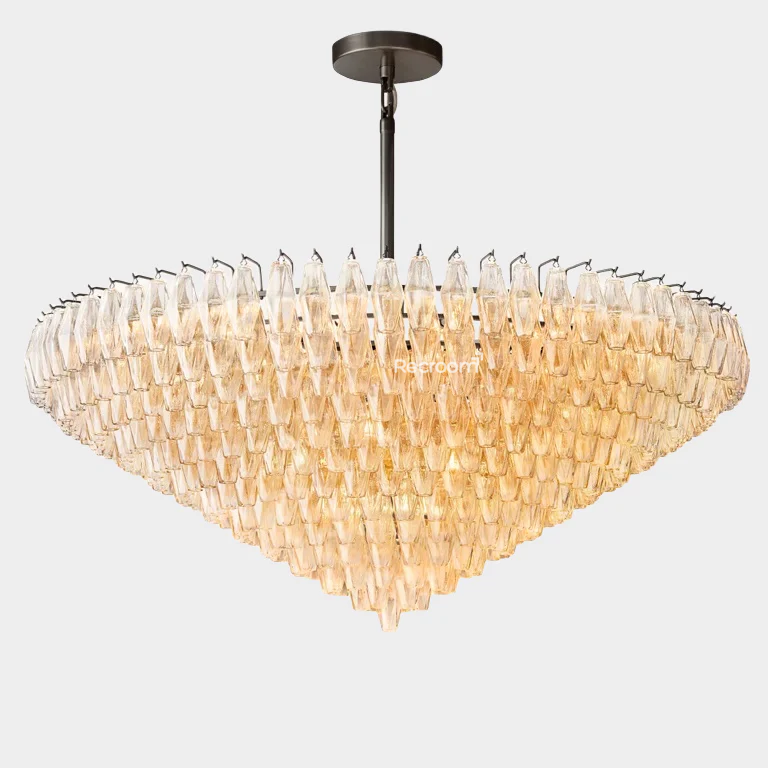 Chia Round Tired Chandelier 62"