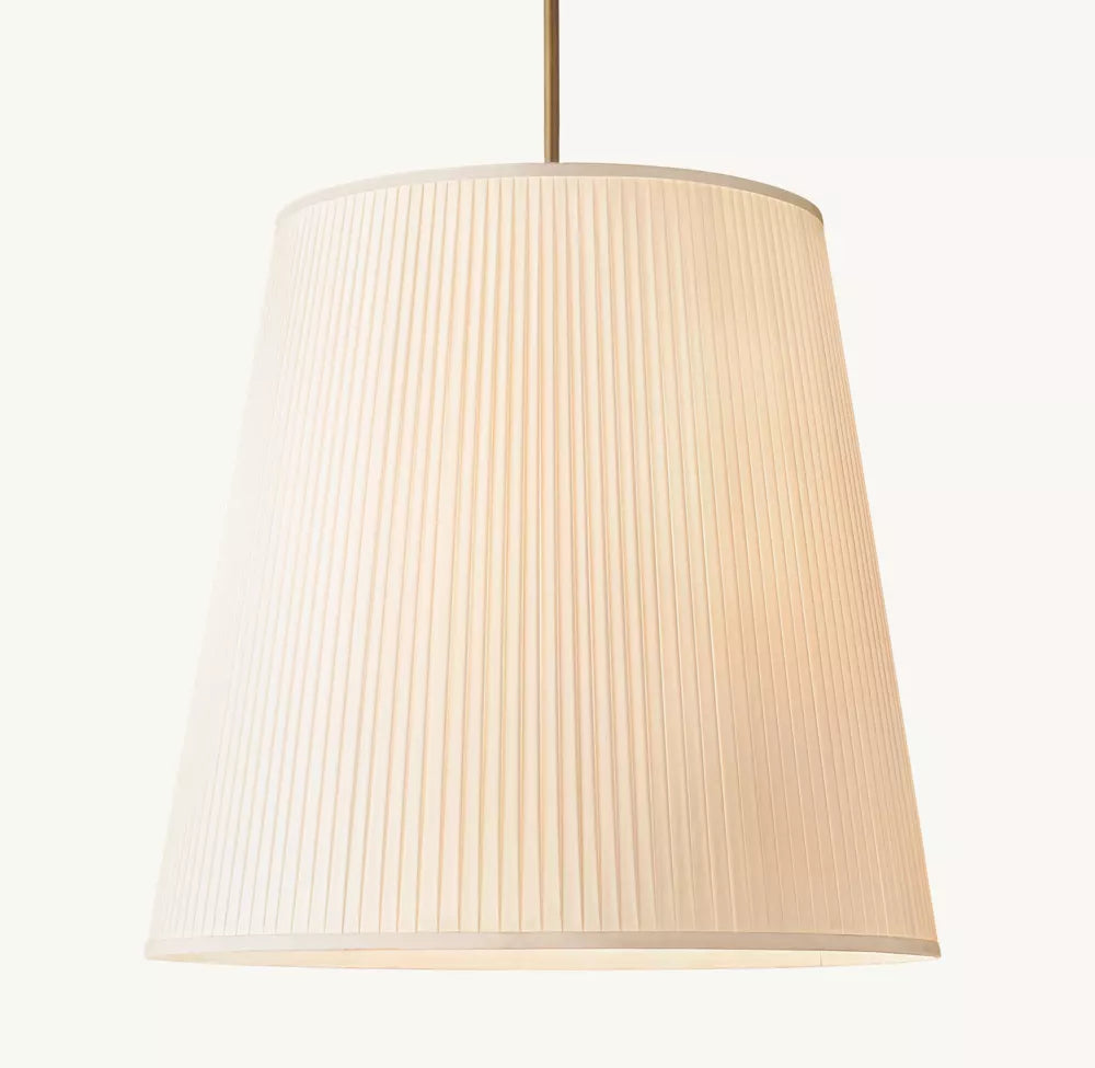 Reed Pleated Barrel Pendant