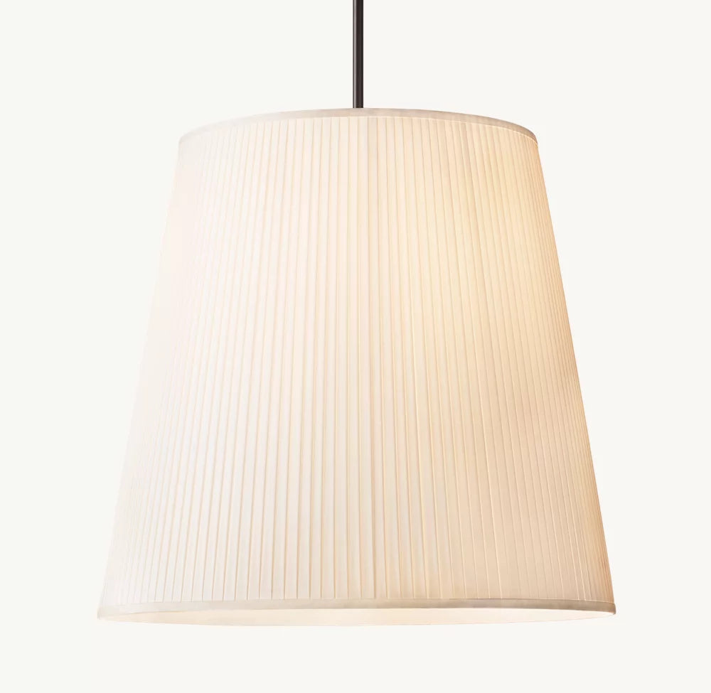 Reed Pleated Barrel Pendant
