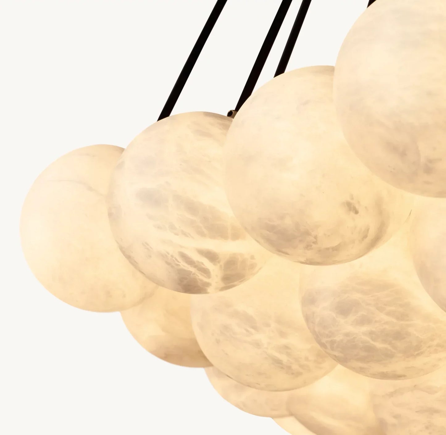 Etoile Alabaster Chandelier  42''D