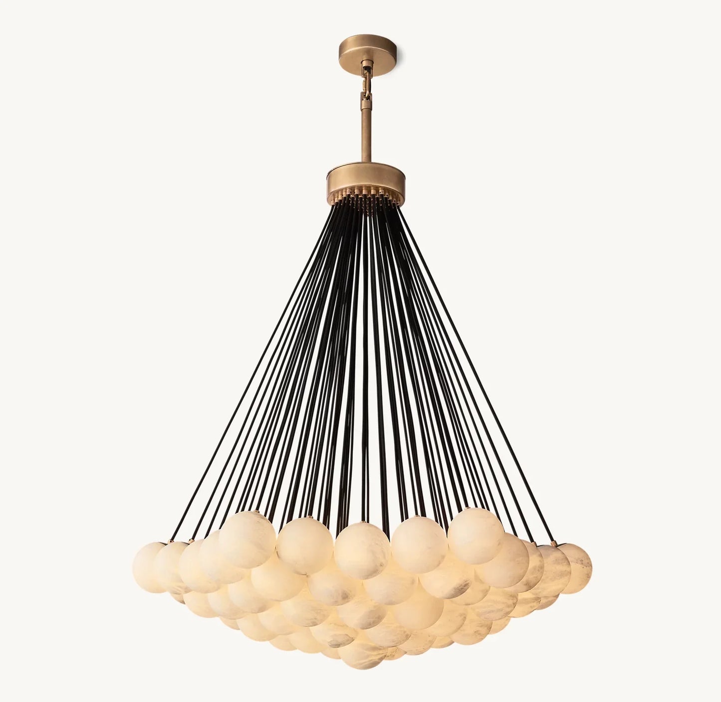 Etoile Alabaster Chandelier  42''D