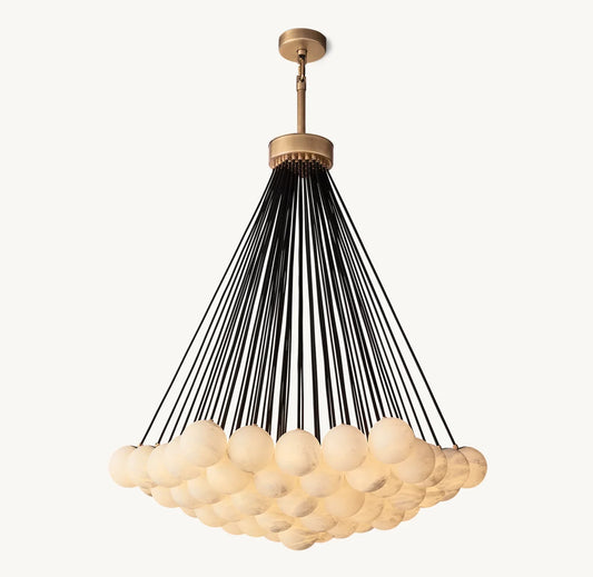 Etoile Alabaster Chandelier  42''D