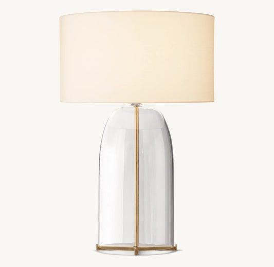 Bloomy Clear Glass Table Lamp