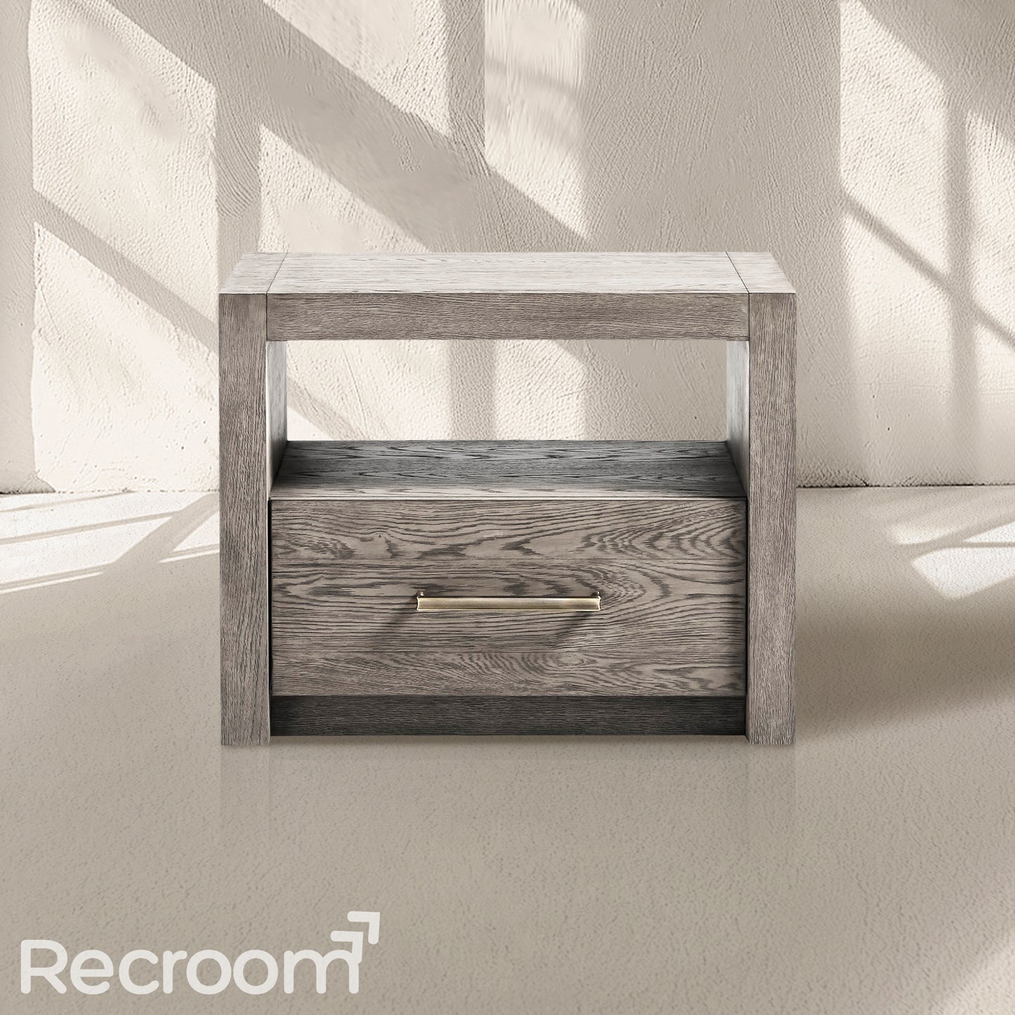 Bood Open Nightstand in Salvaged Grey