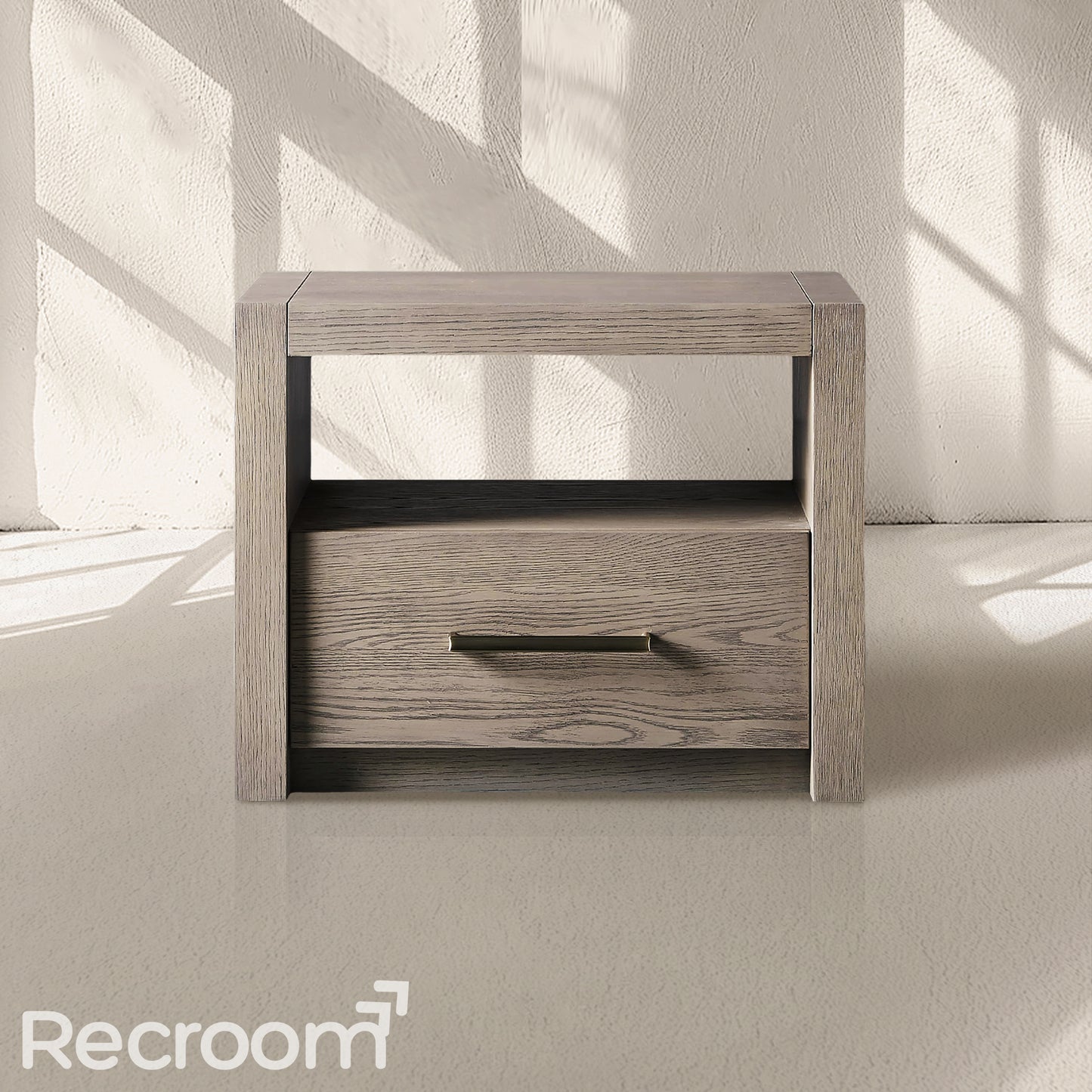 Bood Open Nightstand in Salvaged Grey