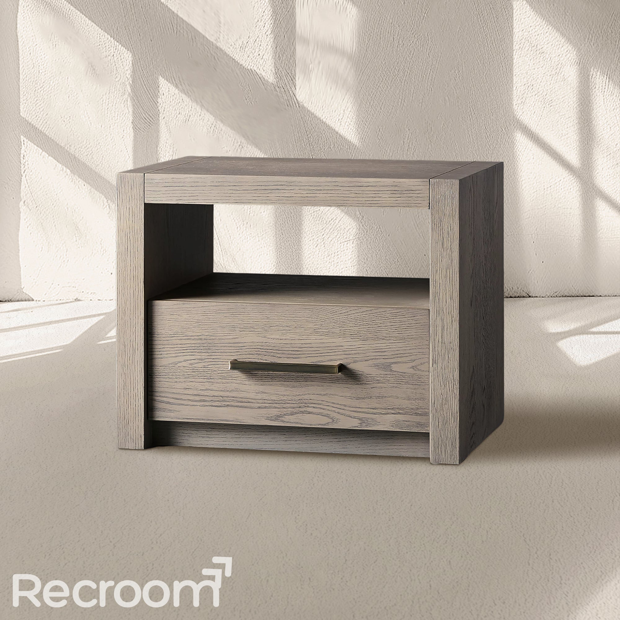 Bood Open Nightstand in Salvaged Grey