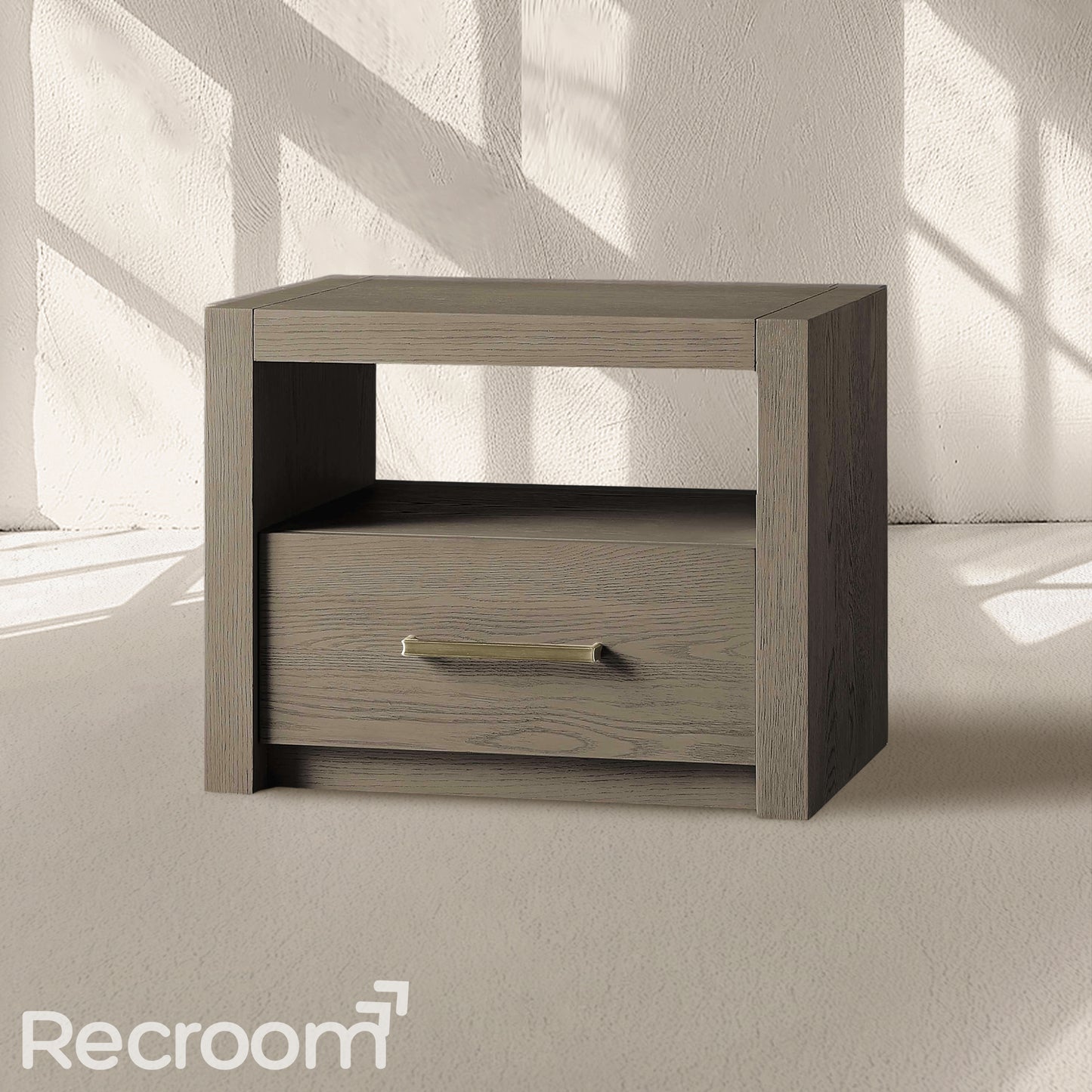 Bood Open Nightstand in Salvaged Grey