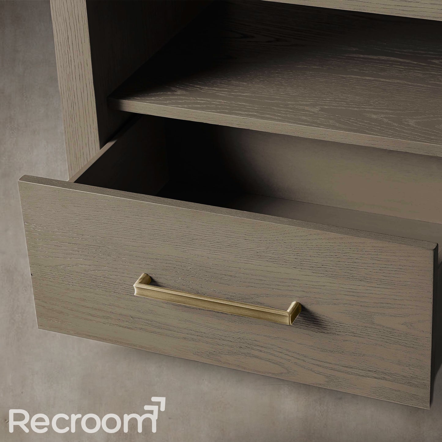 Bood Open Nightstand in Salvaged Grey