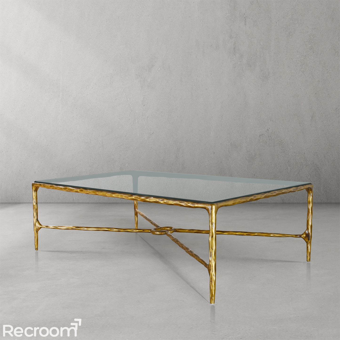 Thaddeo Rectangle Glass Coffee Table