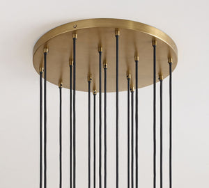 Raina Alabaster Multi Globe Chandelier (19")