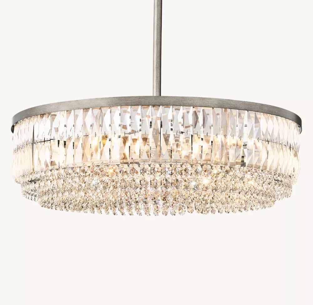 Portia Crystal Pendant 20" 26" 32"D