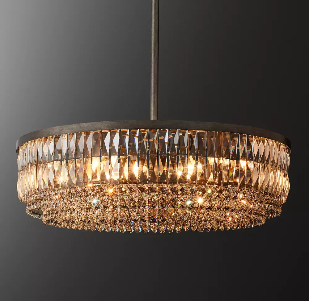 Portia Crystal Pendant 20" 26" 32"D