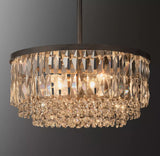 Portia Crystal Pendant 20" 26" 32"D