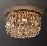 Portia Crystal Flushmount 16"D