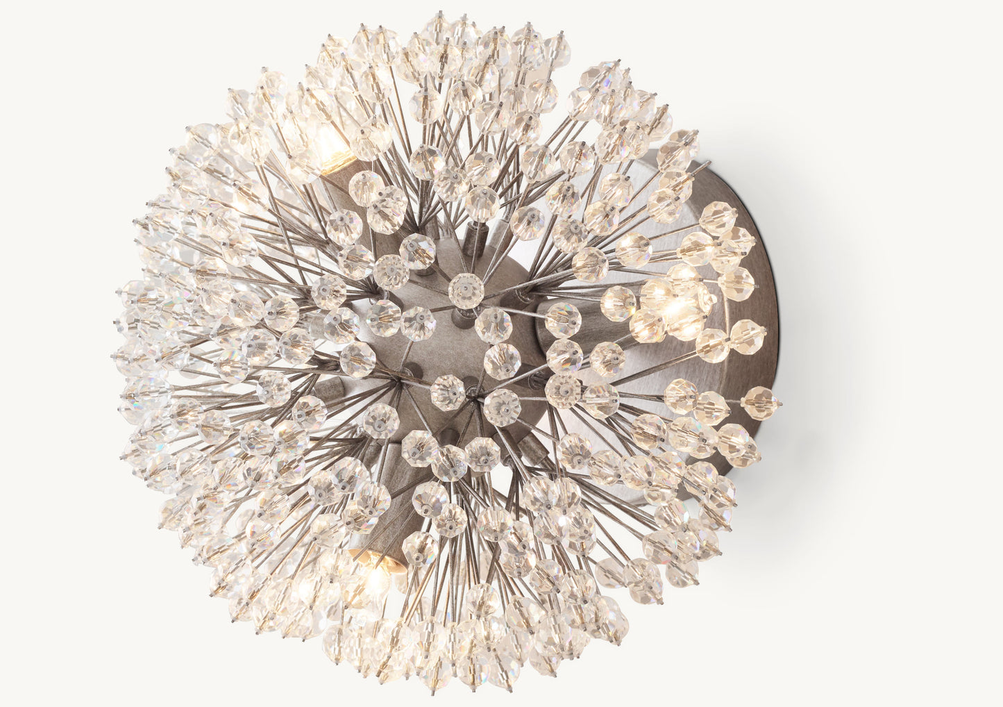 Arora Crystal Sconce 8''D