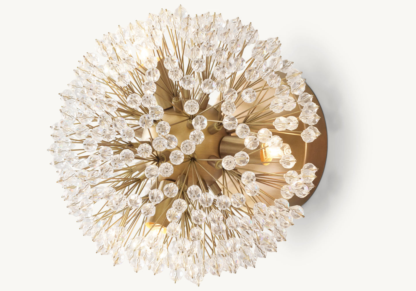 Arora Crystal Sconce 8''D