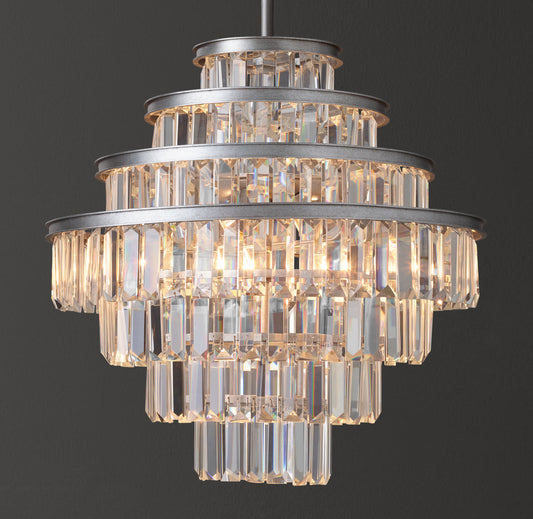 Alaine Crystal Small Pendant 18"D