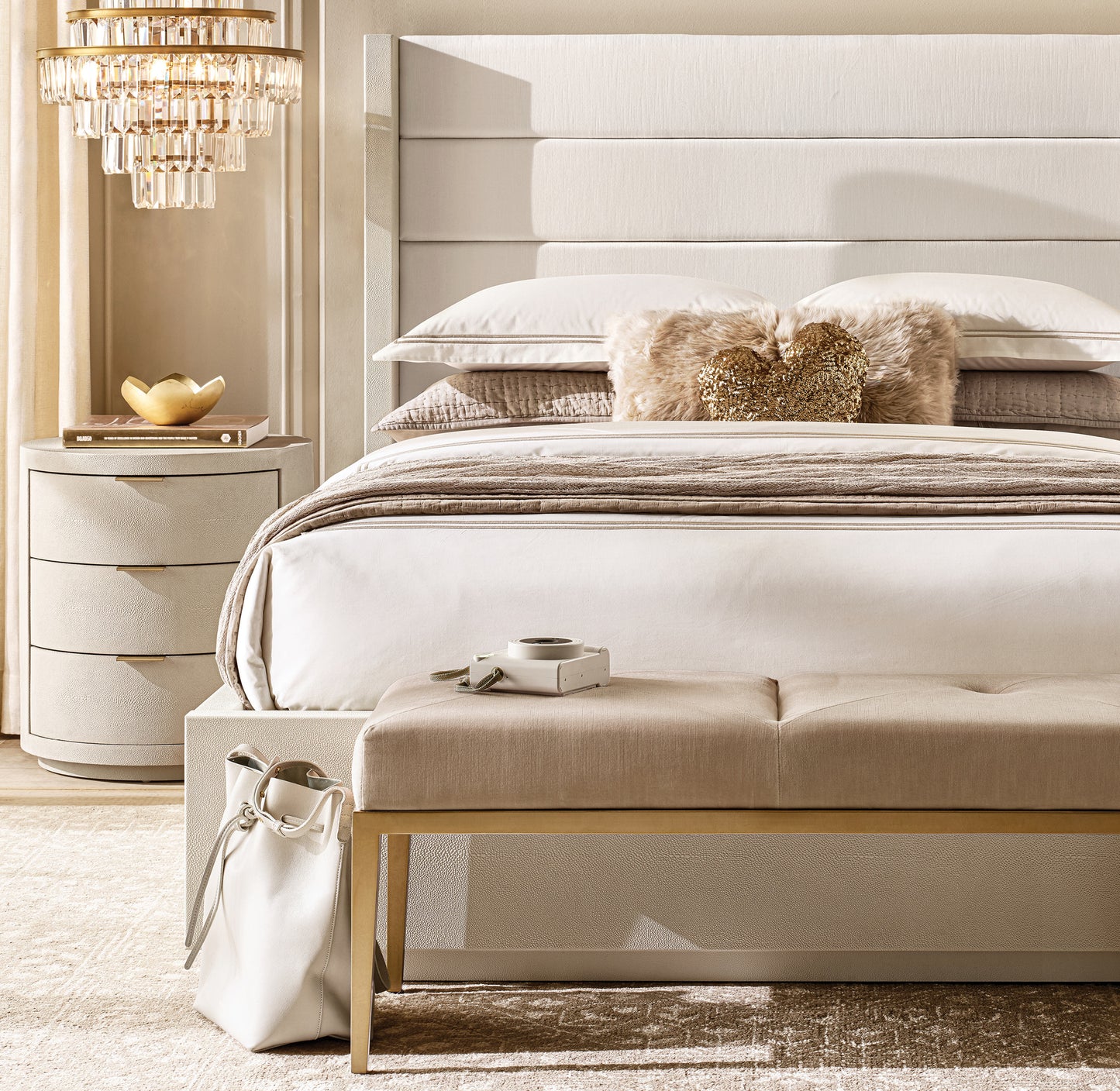 Alaine Crystal Small Pendant 18"D