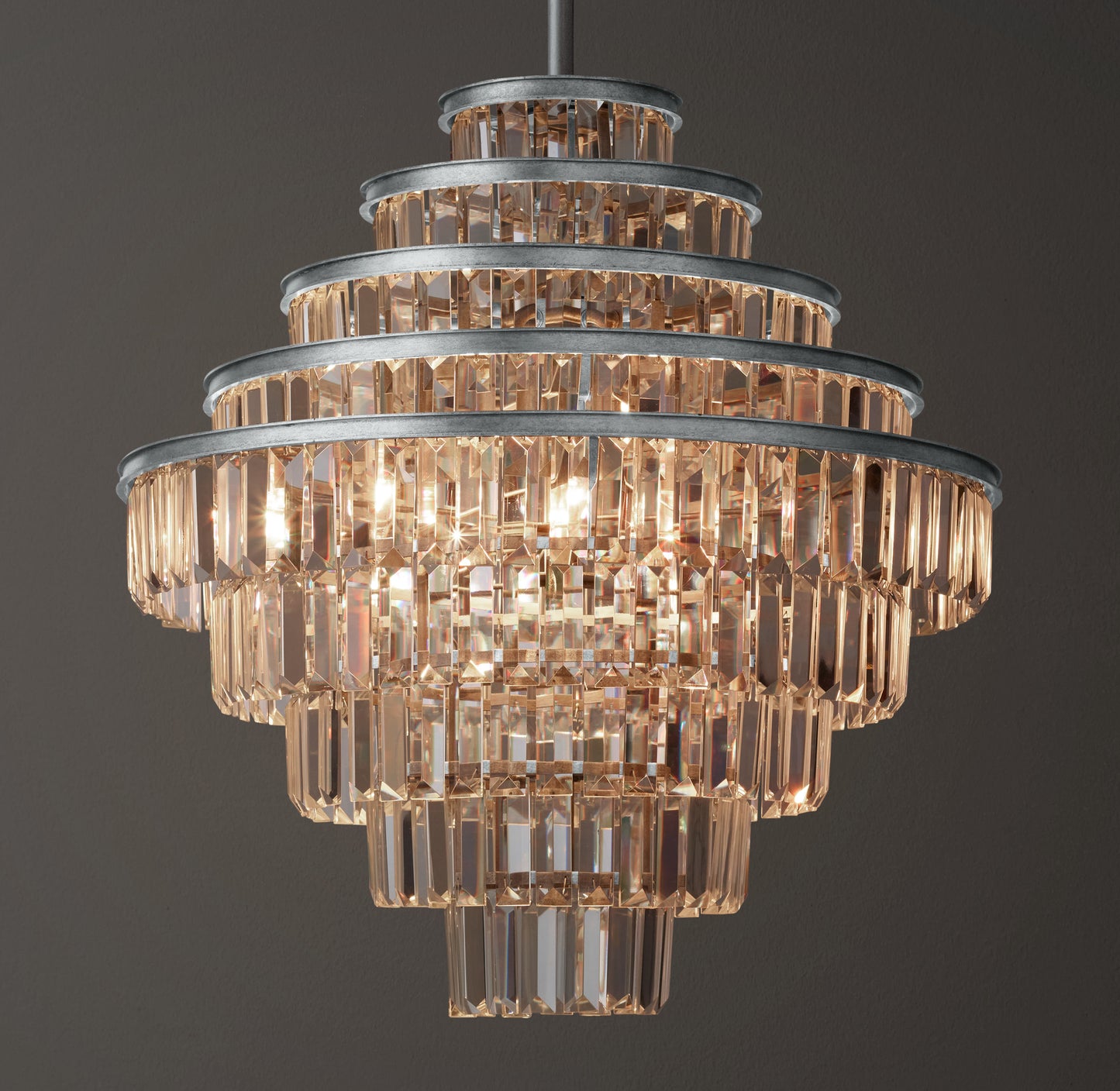 Alaine Crystal Medium Pendant  22''D