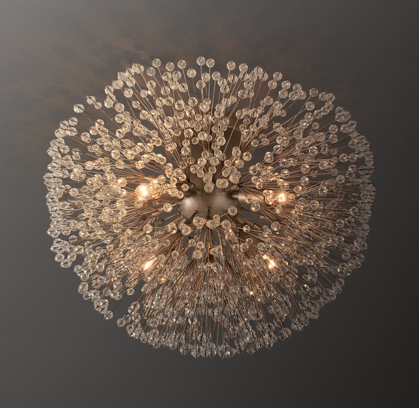 Arora Crystal Flushmount 18"D